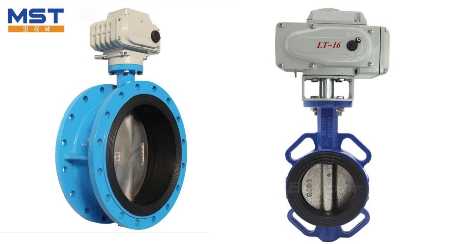 လျှပ်စစ်လည်ပတ်နေသော Butterfly Valve