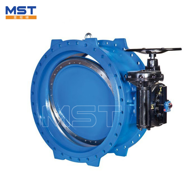 မြင့်မားသောစွမ်းဆောင်ရည်ကို Double Excentric Butterfly Valve