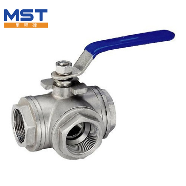 Three Way Thread Ball Valve